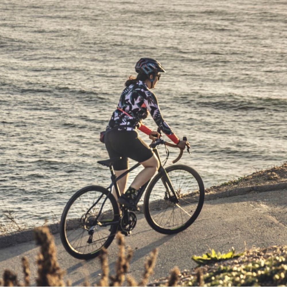 Machines for Freedom Summerweight Long Sleeve Jersey Tropical XL - Hemmed to 26”